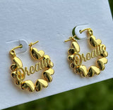 Custom Heart Earrings