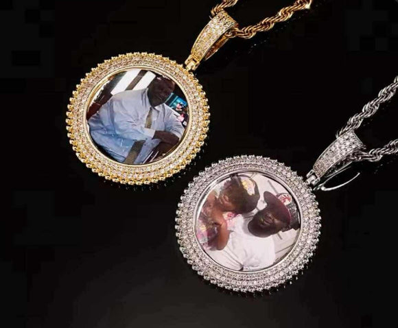 Baguette Picture Pendant