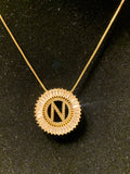 Diamond Letter Pendant