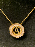 Diamond Letter Pendant