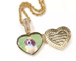 Custom Heart Picture Pendant