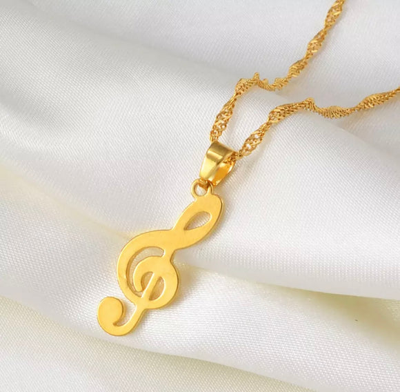 Music Note Pendant