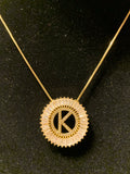 Diamond Letter Pendant