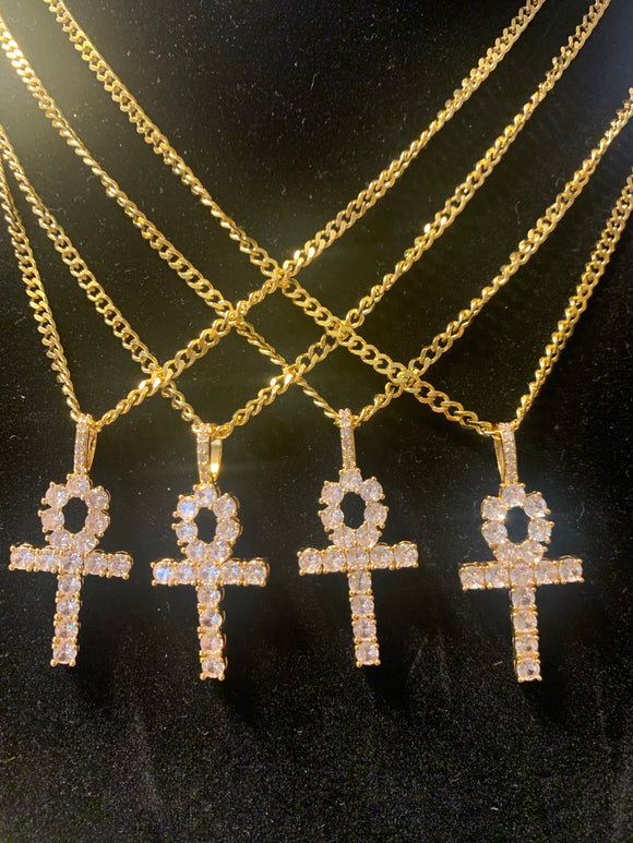 Diamond Ankh Pendant