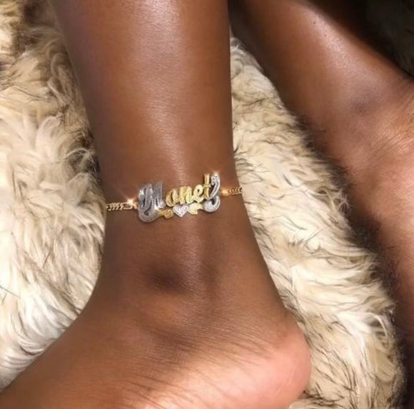 Personalized Name Anklet