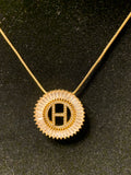 Diamond Letter Pendant