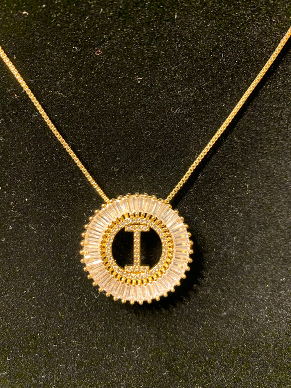Diamond Letter Pendant