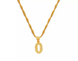 Gold Number Pendants