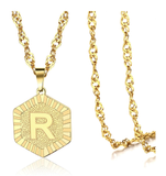 Oversized Octagon Pendant