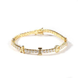 Custom Tennis Name Bracelet