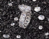 Water Drop Diamond Ring