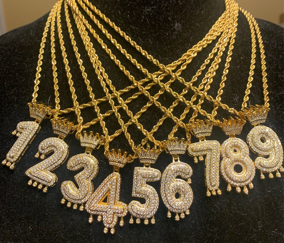 Crowned Drip Numbers